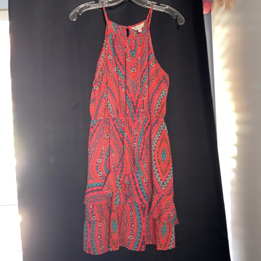 Speechless | Casual Multi-Colored Dress (Medium)